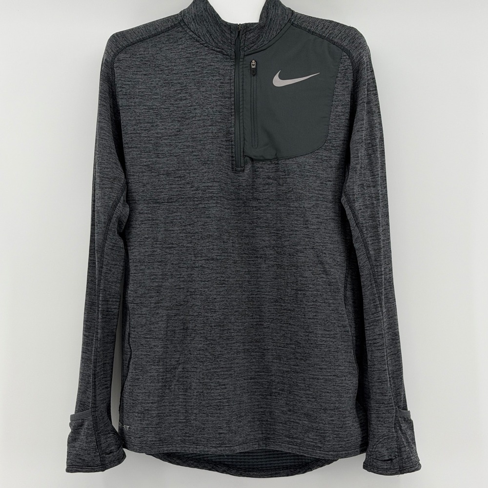 Nike Dri-FIT Half Zip Pullover Womens M Running Thermal Gym